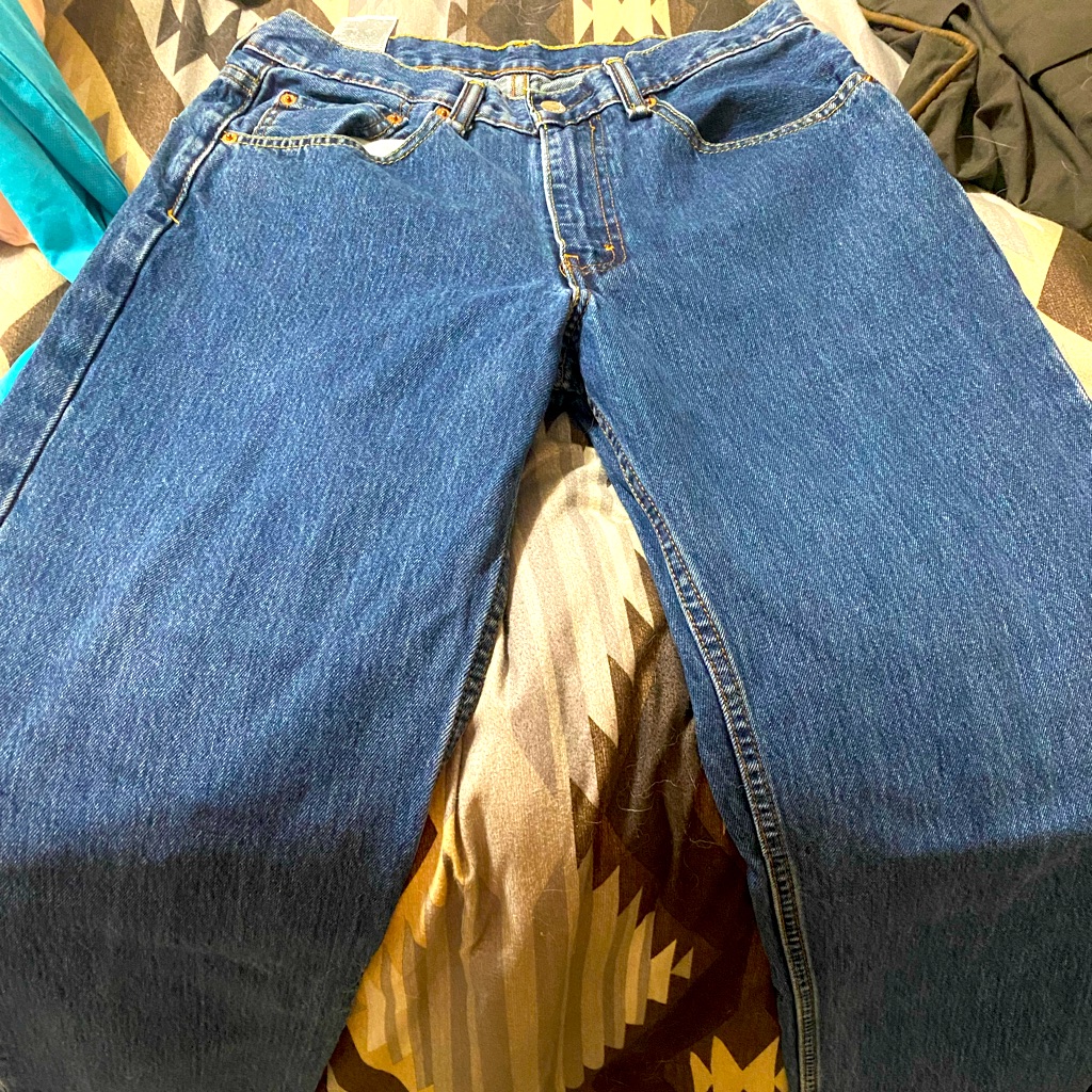Levis Strauss Co Brand 550 Waists 32 Length 29 Blue Jeans